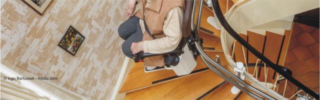 Treppenlifte f&uuml;r Senioren zur Miete