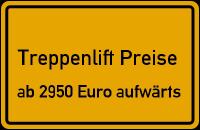 Treppenlift Preise ab 2.950 &euro;